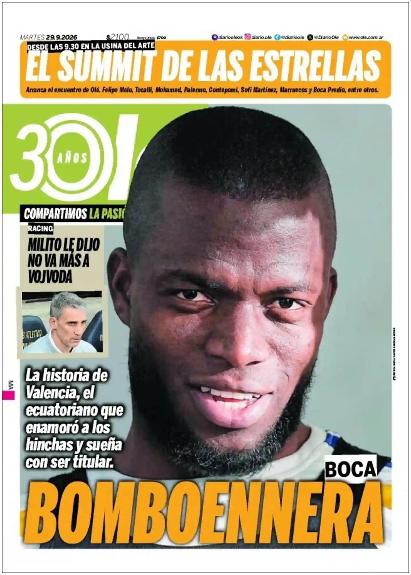 Estudios Max | FM RUTA 66 - Tapa del diario Ole